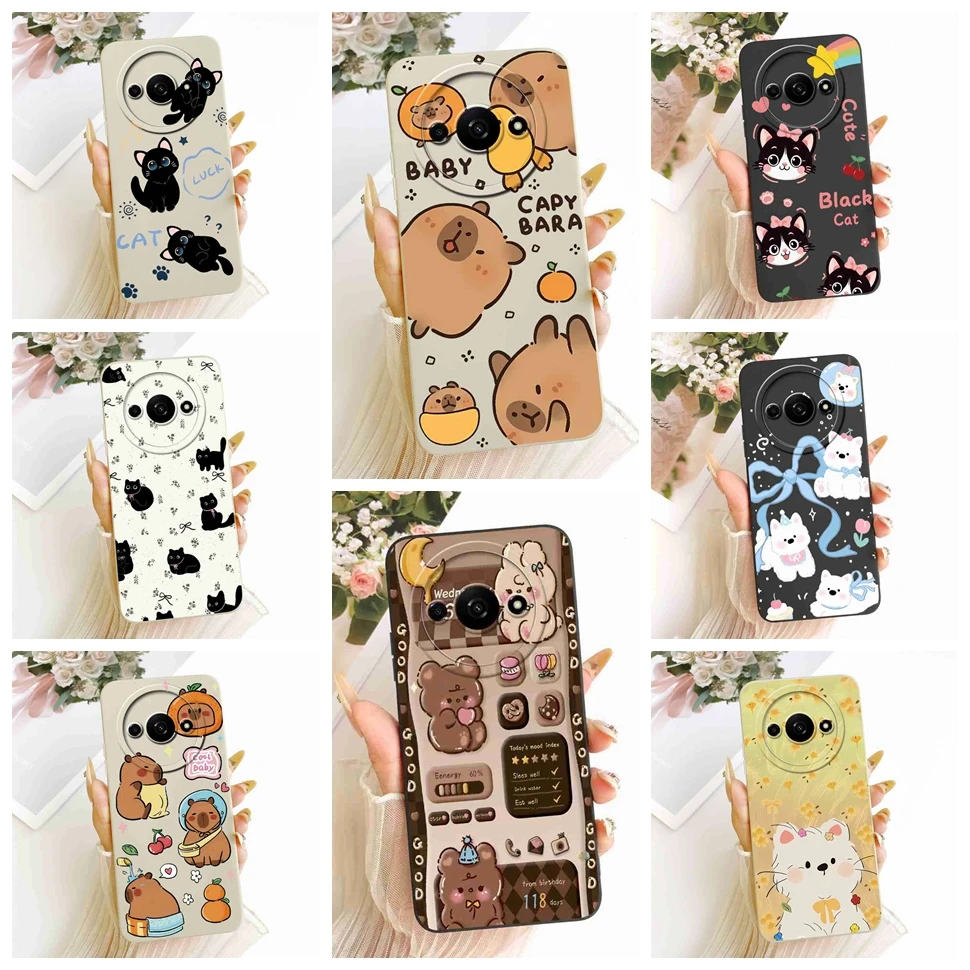 Latest Popular For Redmi A3 4G 23129RN51X Case Silicon Back Cover For Xiaomi Redmi a3 A3 4G 6.71" Cartoon Patterns Phone Cases
