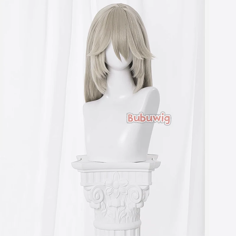 Bubuwig Synthetic Hair Alexandrina Sebastiane Cosplay Wigs Game Zenless Zone Zero 100cm Long Light Brown Cos Wig Heat Resistant