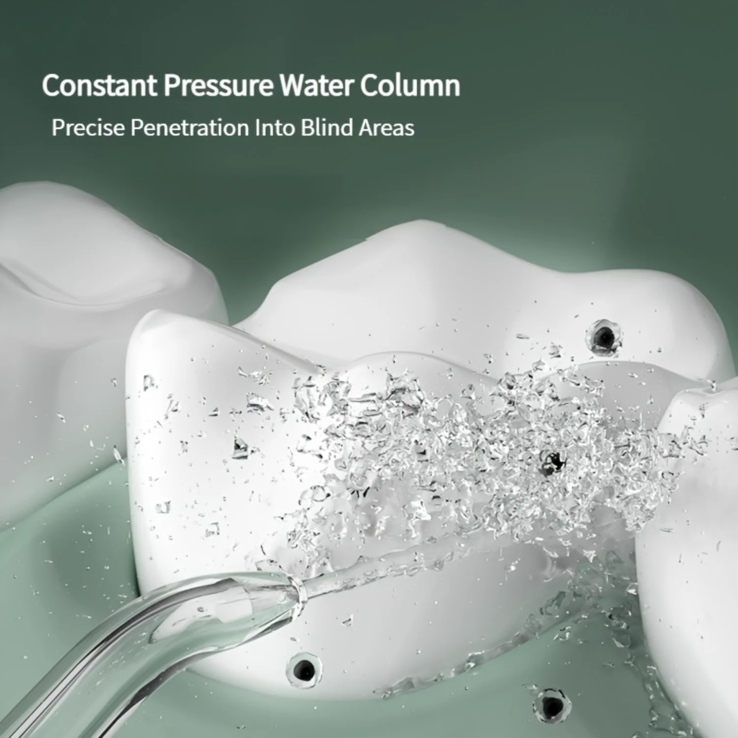 1pc Dental Irrigator Portable Large Capacity Dental Seam Cleaning Water Flosser USB Charging Household  Tooth Washing Instrument