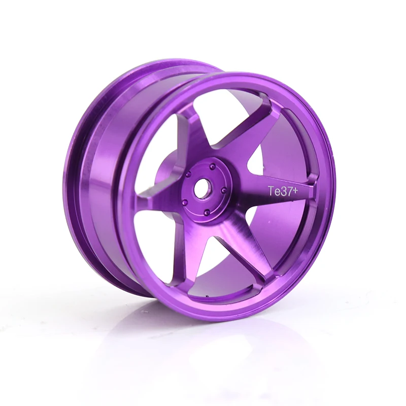 4pcs 1/10 On-Road Drift Car 52MM Aluminum Alloy Metal Wheel Hub Climb Car Wheel Rim For HSP Tamiya HPI Kyosho Sakura 110