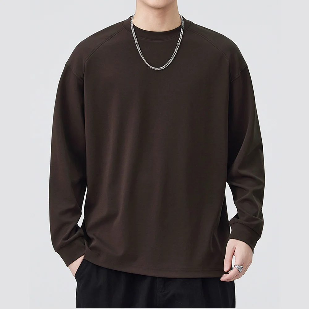 Homens streetwear moda solta casual manga longa pulôver moletom camiseta homem com capuz topos camisetas