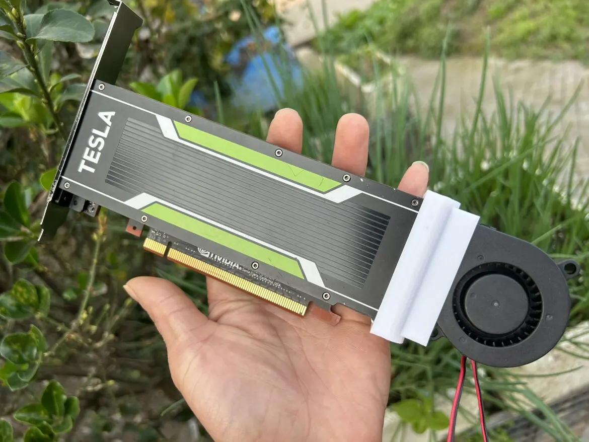 Suitable for NVIDIA tesla p4 t4 graphics card active cooling modification