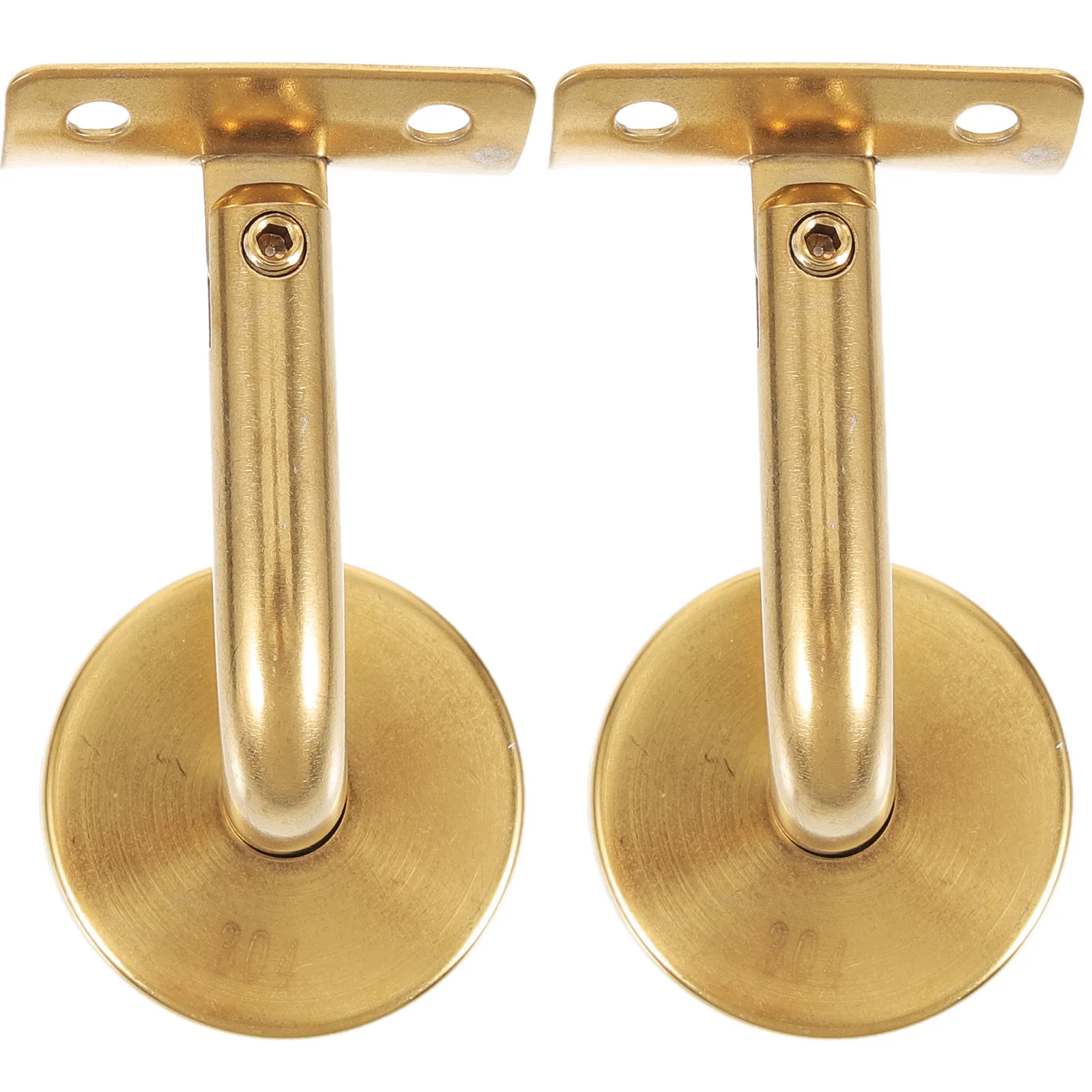 2Pcs High Grade Stainless Steel Handrail Bracket Stair Railing Support Bracket Corrosion Resistant Stable Mounting Stair Rail