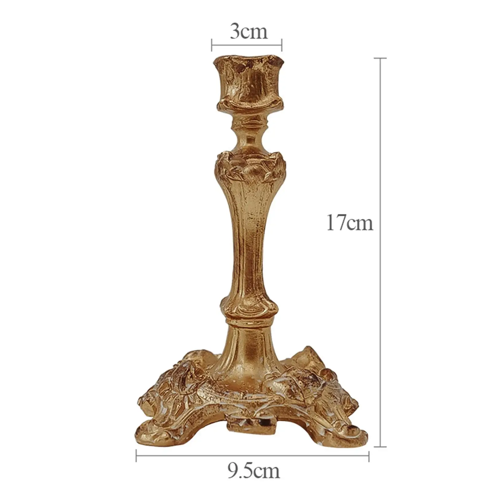 Vintage Style Taper Candle Holder Candlestick Candle Stand Decorative Candelabra