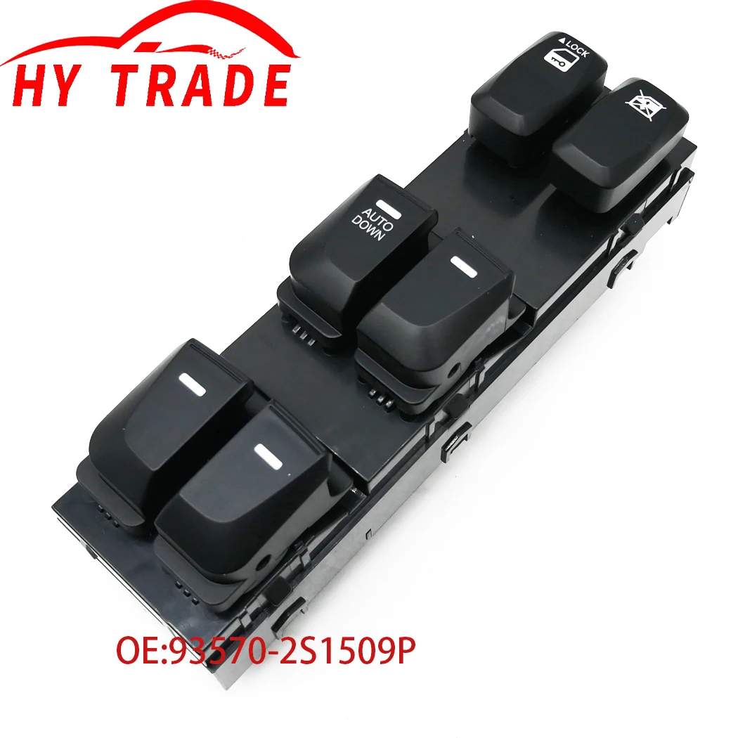 Window Front Left Master Switch Fit For Hyundai Tucson IX35 2010-2015 ,93570-2S1509P