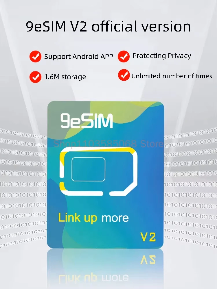 Versão Escrever Cartão Esim para Sim Cartão Físico Versão Avançada Leitor de Cartão Suporta Ler e Escrita 5ber Cartões 9esim v2