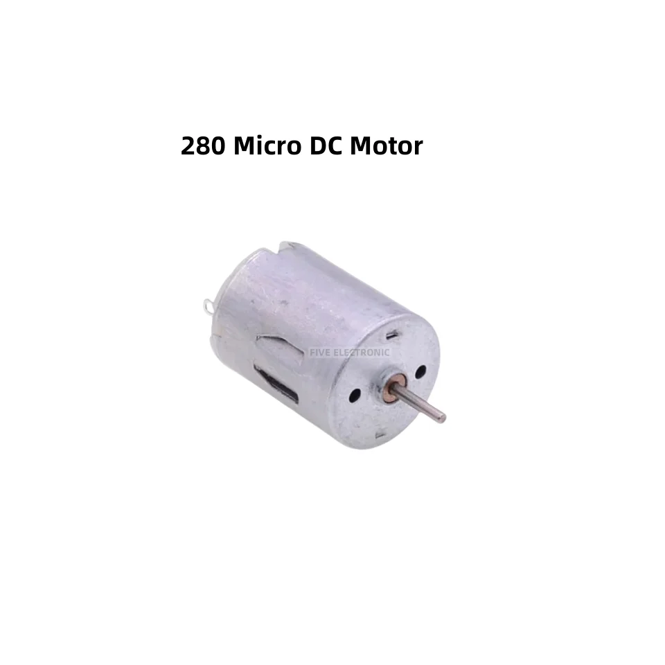 

R280 Micro DC Motor Carbon Brush, For Electric Toy Car DIY Model, Electric Hair Dryer, Robot