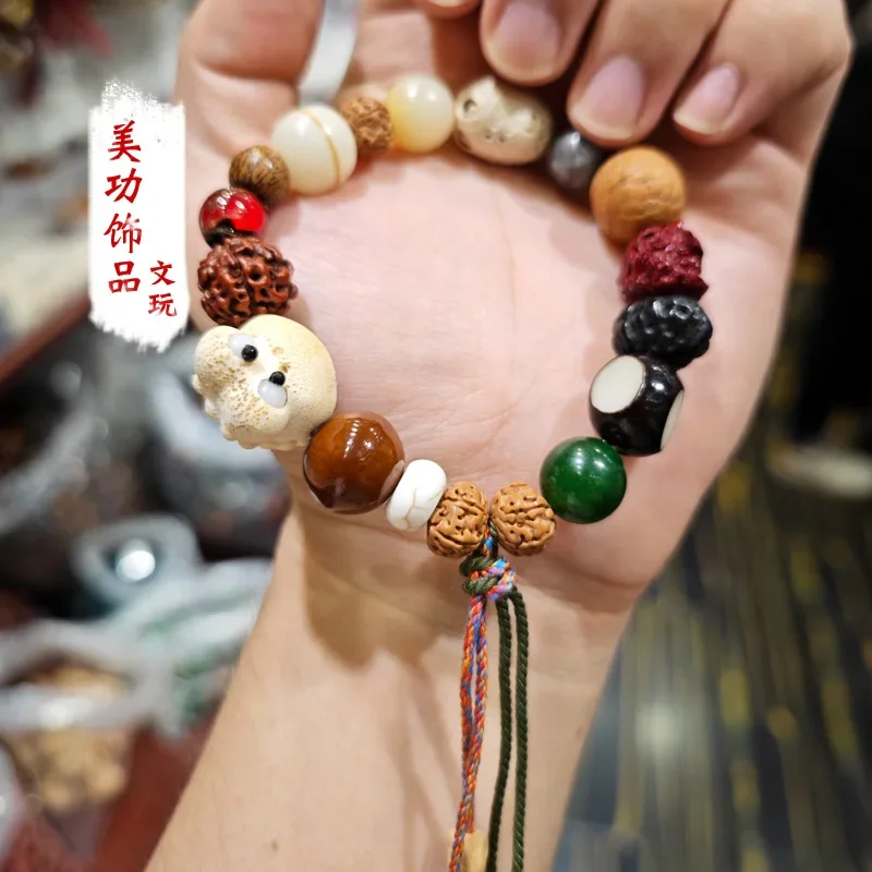 Duobao Collectables-Autograph Bracelet Multi-Circle Bracelet Adjustable Hand Rope Knitting Ornament Women Handmade Rope Bracelet