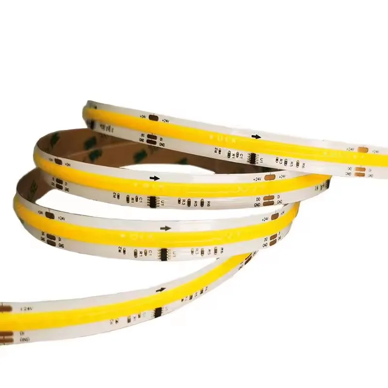 5m 24V WS2811 Addressable CCT Dual Color Flexible Strip 2700k-6500k Adjust Meteor Run Hourse Soft Light Two Three Color Change