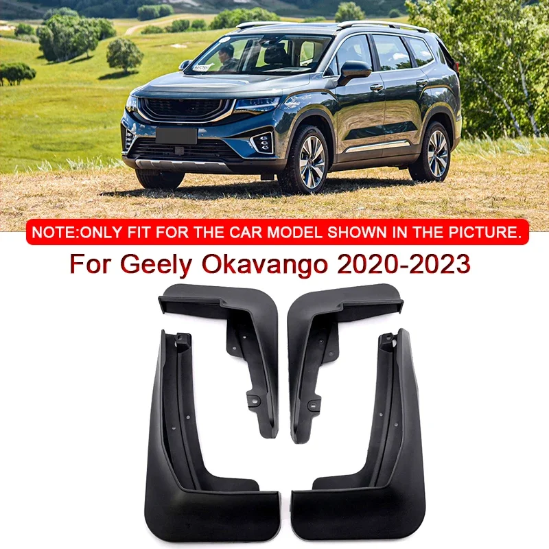 

Fit For Geely Okavango Proton X90 2020-2023 ABS Car Mud Flaps Splash Guard Mudguards MudFlaps Front Rear Fender Auto Accessories