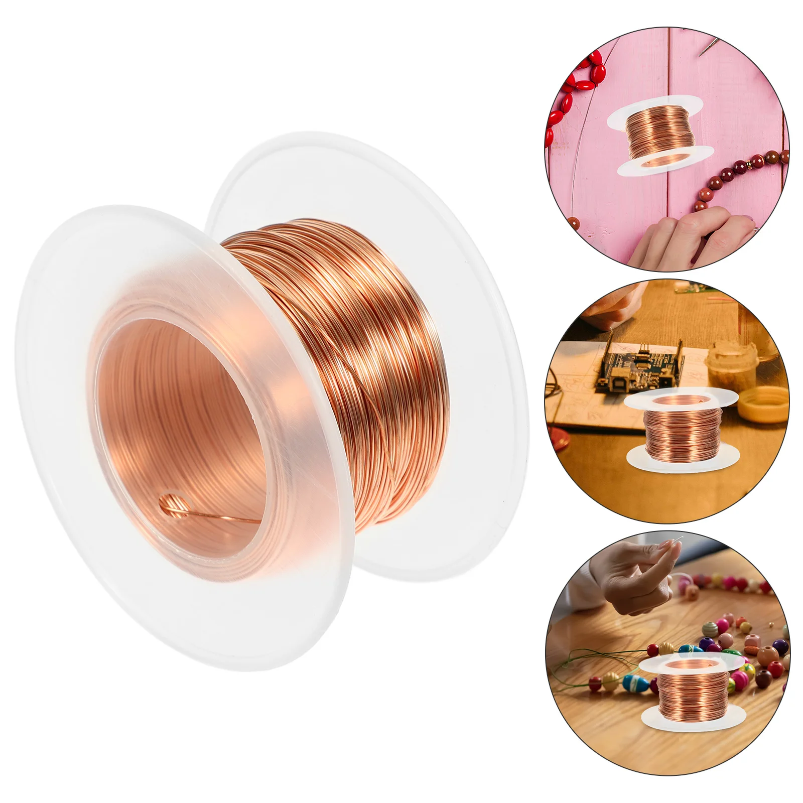 

Annealed Copper Wire for Crafts Plants DIY Crafting Circles Beading Jewelry Making Electronics