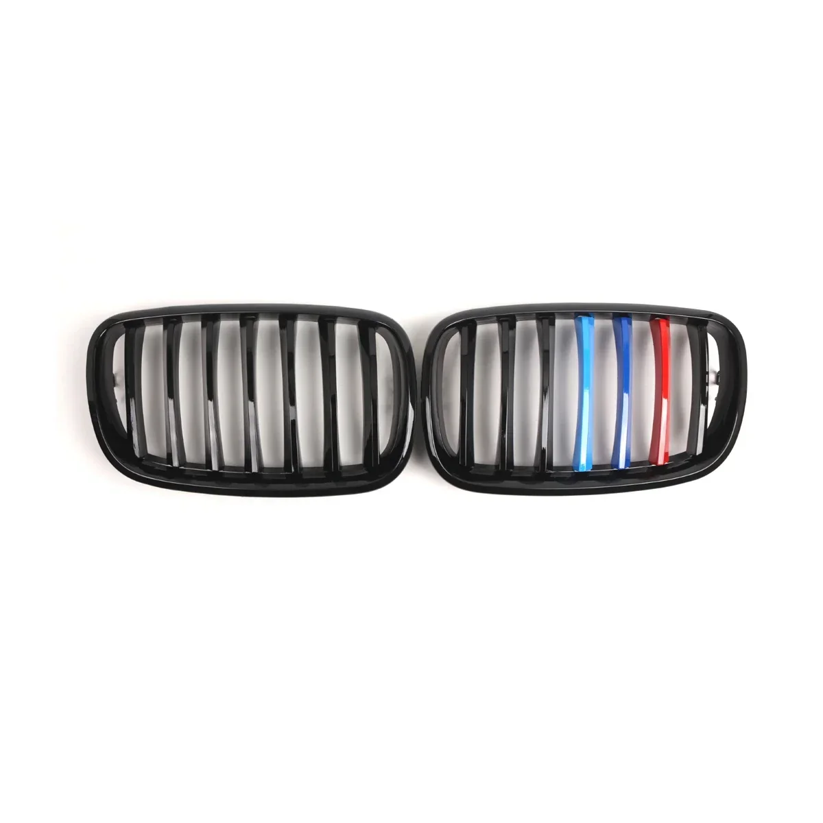 

51137157687 Для BMW E70 E71 X5 X6 07-13 SUV 07-13 пара автомобильных решеток переднего бампера, замена решеток для почек ///M Цвет Глянцевый черный