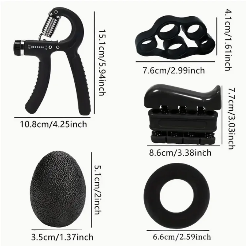Adjustable Finger And Forearm Strengthening Kit - Improve Grip Strength And Flexibility With Resistance Hand Grippers