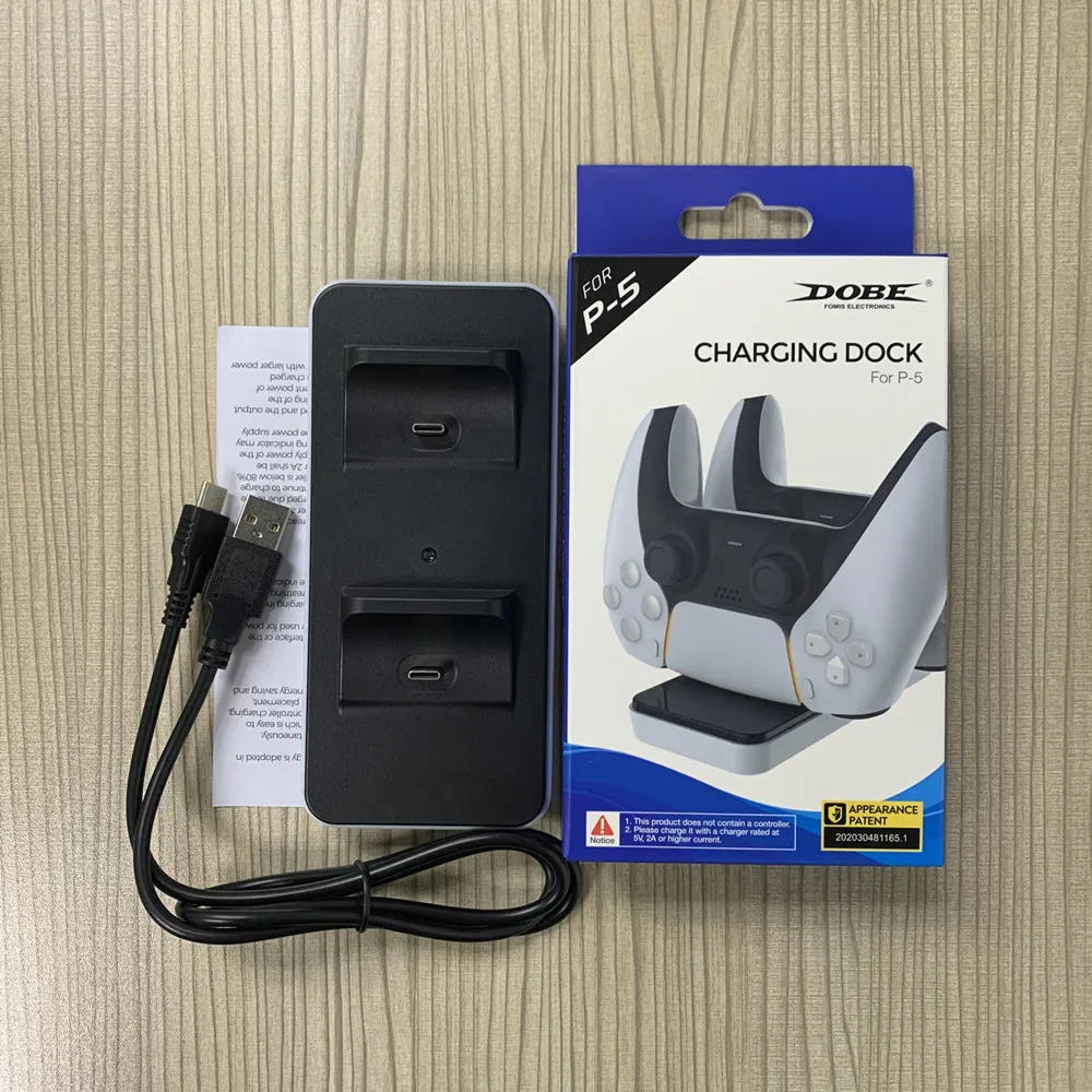 TP5-0505 зарядная док-станция для PS5 контроллер зарядное устройство для PS5 геймпад Type-C двойная зарядная станция