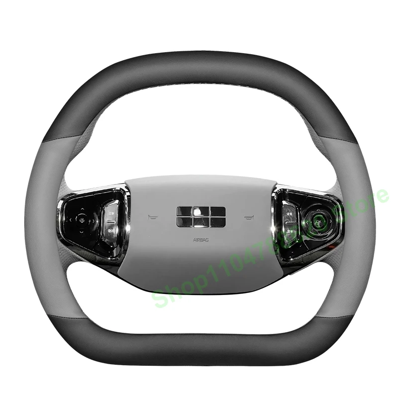 

For Geely Galaxy Xingyao 8emi 2025 Steering Wheel Cover Leather Wear-resistant Car Handle Cover All Seasons Interior Accessories