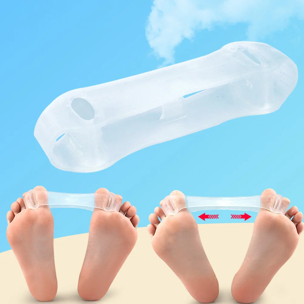 

3Pcs Toe Separator Big Toe Shape Corrector Bunion Relief Tool Sebs Material Skin Friendly Washable Reusable for Men Women