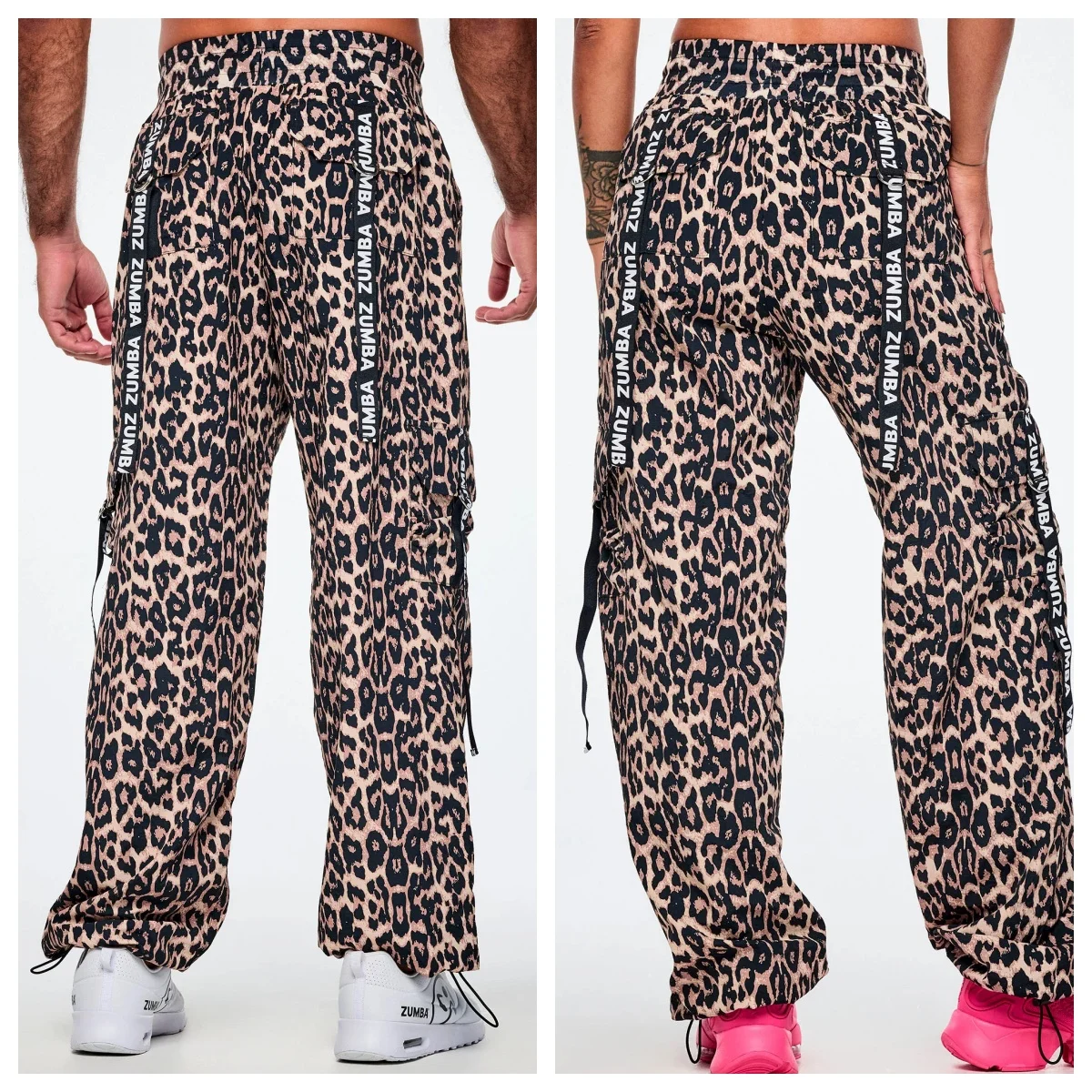 Slimming Fitness Pants Men's Loose Wide Leg Workwear Trousers Sporty Long Pants Nylon Fabric Quick Dry Yoga Pants for Ladies
