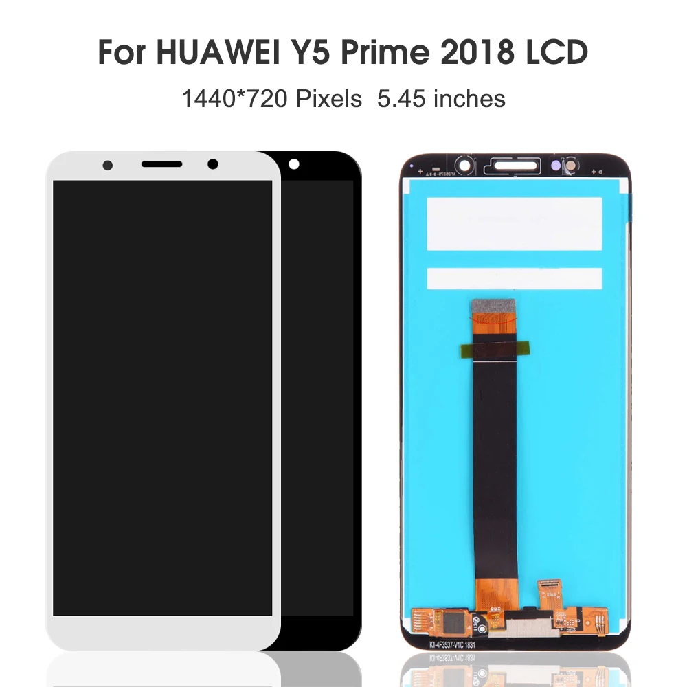 For HUAWEI Y5 2018 5.45\'\'For  Y5 Prime 2018 DRA-LX2 L01 L21 LCD Display Touch Screen Digitizer Assembly Replacement