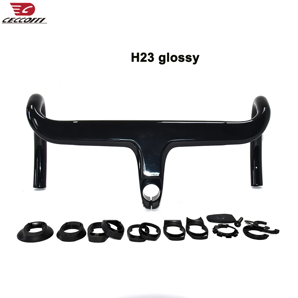 Integrated Handlebar for Road Bicycle T1000 Full Carbon fiber materail and  Full Inner Cable design handle bar