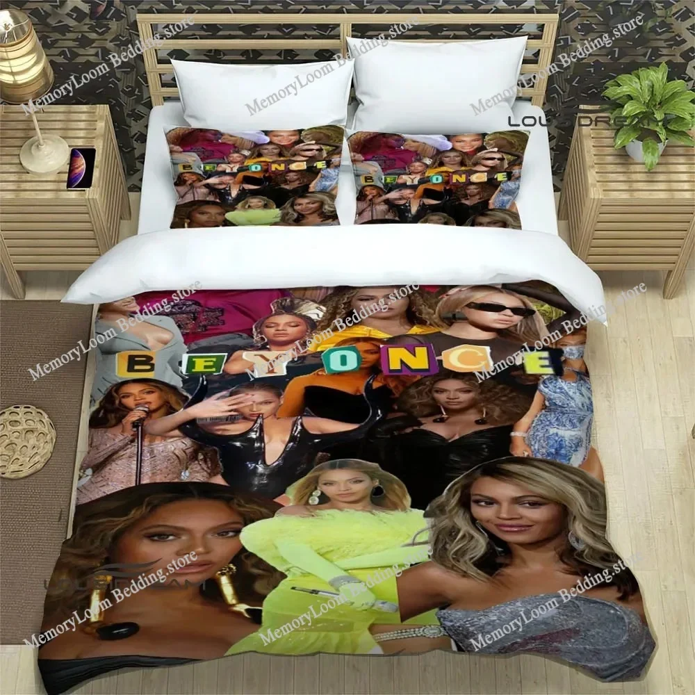 3D Print Beyonce Giselle Knowles Bedding Set Boys Girls Twin Queen King Size Duvet Cover Pillowcase Bed boys Adult Home Textile