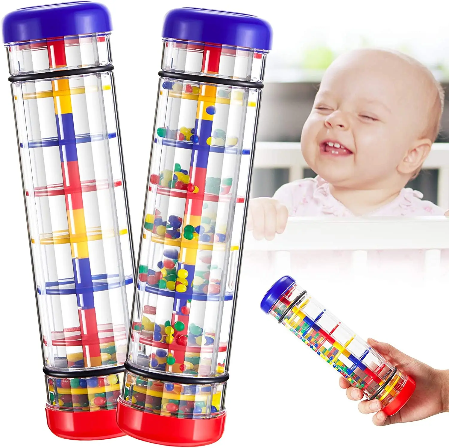 Mini Rainstick Cho Bé Lục Lạc Ống Mưa Dính Bình Lắc Rainmaker Nhạc Cảm Quan Thính Giác Nhạc Cụ Đồ Chơi Cho Trẻ Em Gái Tập Đi Cho Bé