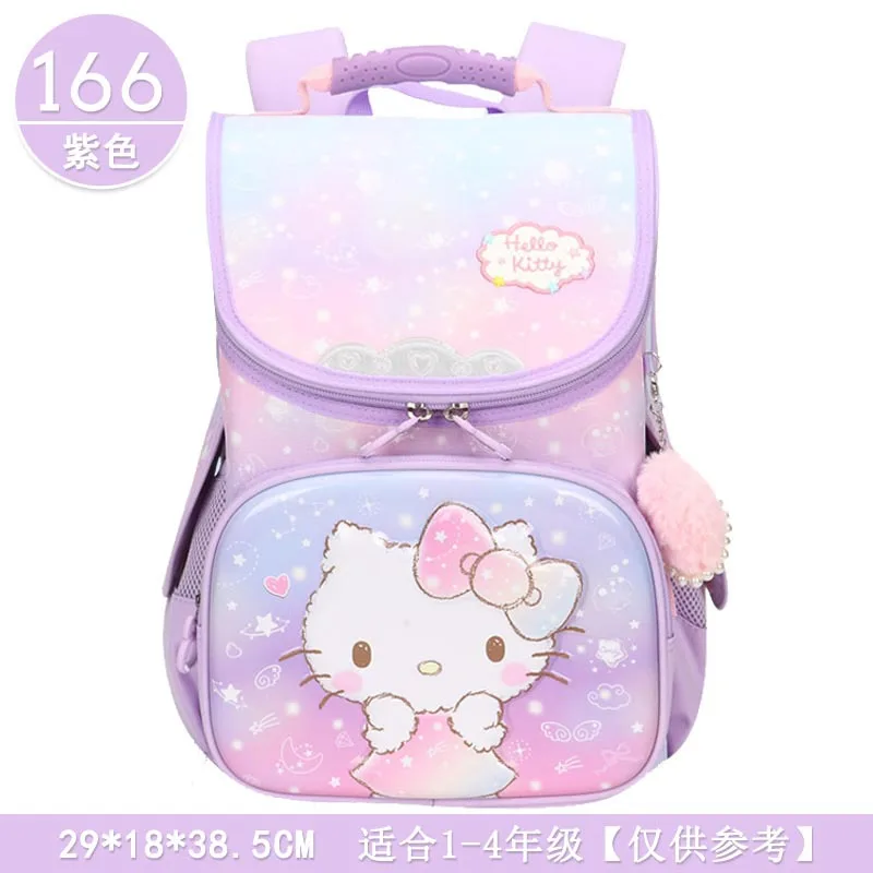 HELLO KITTY tas sekolah anak, ransel anak SD, pelindung tulang belakang anak cewek 1-3 kelas 3, pengurang beban