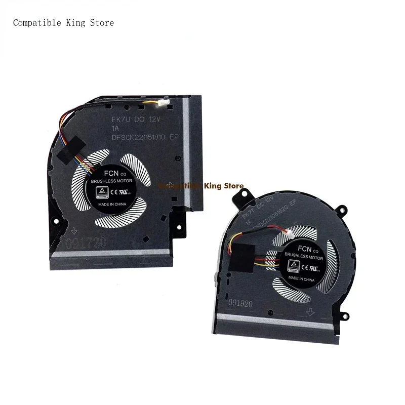 X CPU Cooling Fan GPU Cooler Fan for ASUS ROG Strix Scar II GL504 GL504G GL504GS GL504GM GL504GV GL504GW