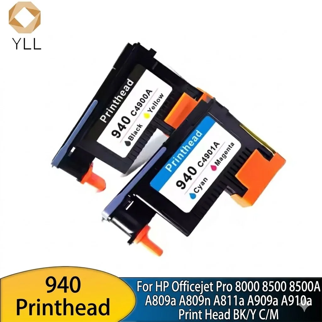 940 Printhead C4900A C4901A For HP Officejet Pro 8000 8500 8500A A809a A809n A811a A909a A910a Print Head BK/Y C/M