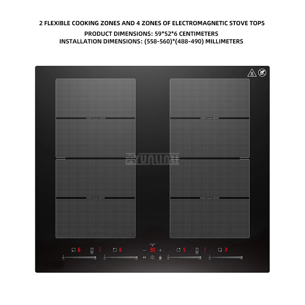 

Kitchen Kuchenka Elektryczna Indukcyjna 60cm Induction Cooker Adjustment Estufa Electrica