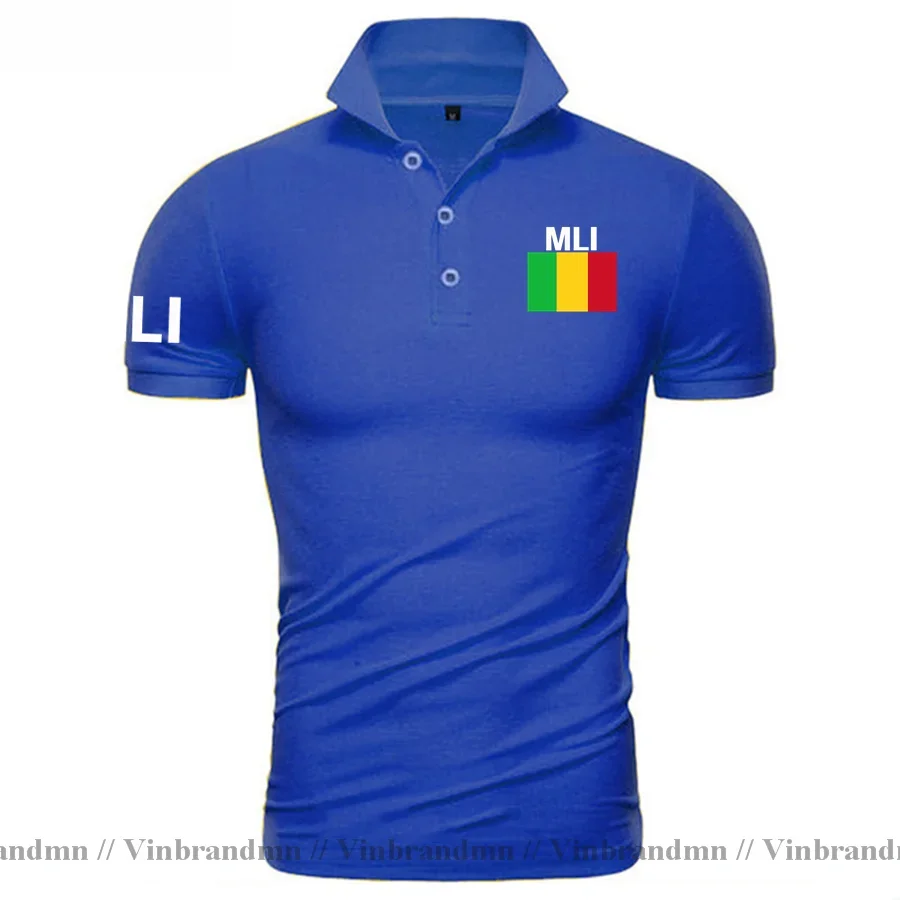 Republic of Mali Polo shirts Men Classic Brand Shirts Newest Fashion Country 100% Cotton Nation Team Flag Clothing MLI Malian ML