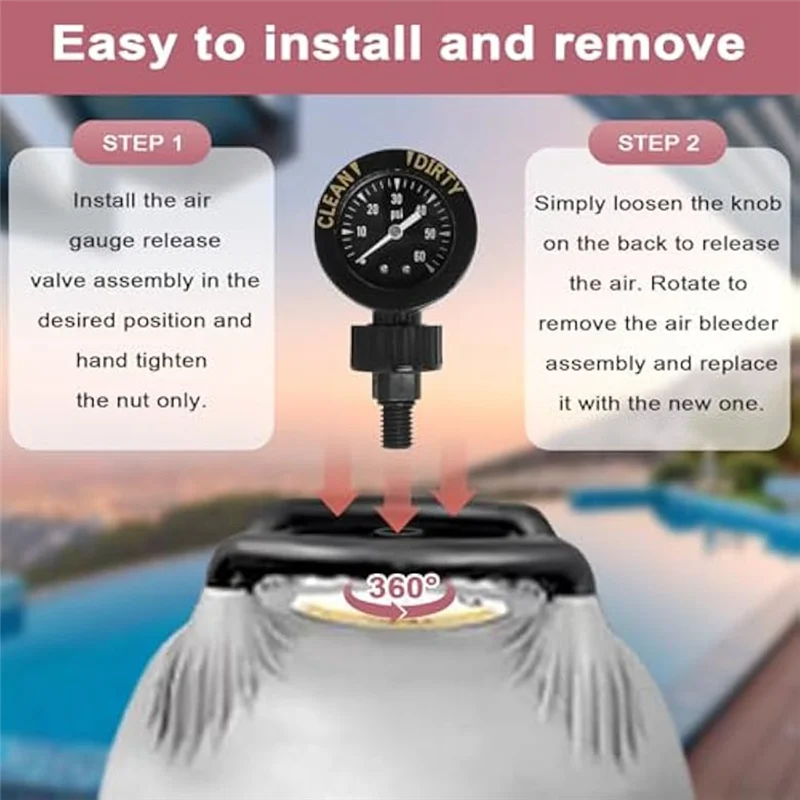 

ABUH-R0357200 For CL & CV Series Pool Filters Swimables Air Relief Assembly Pool & Spa Replacement Parts