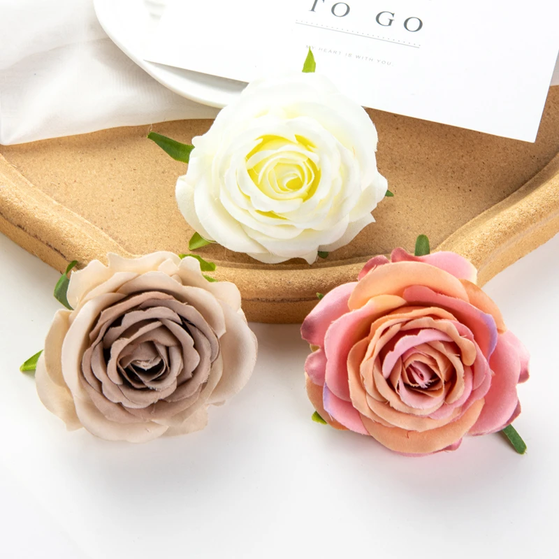 10 Stück Künstliche Blumen Weihnachtsdekoration für Zuhause Hochzeit Garten Rosenbogen DIY Party Kuchen Süßigkeitenbox Brautaccessoires Ausverkauf – Detail 11