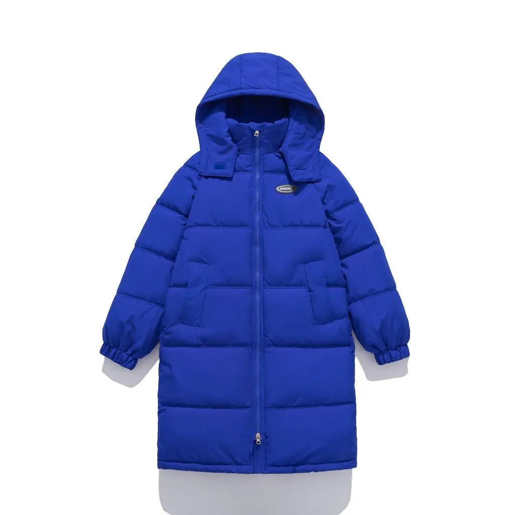 

Women's Mid-Length down Jacket over the Knee Winter Cotton Coat Thickened Loose Fit Fashionable Outerwear for Cold Weather