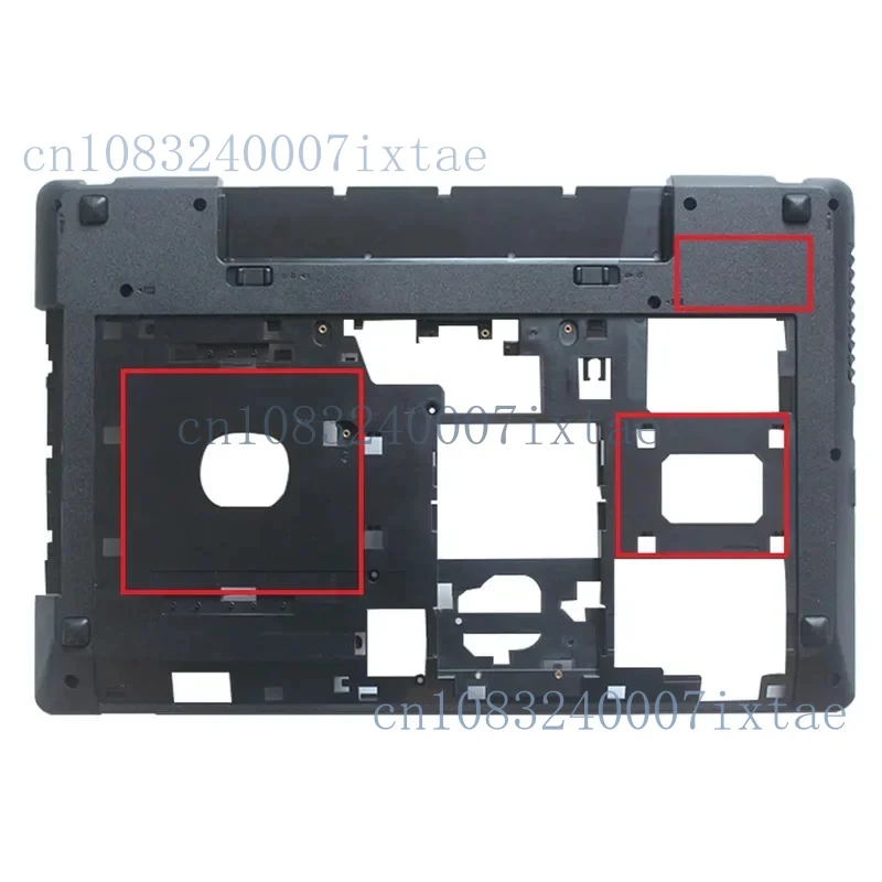 Nueva carcasa inferior para Lenovo g580 g585, cubierta de base inferior para portátil con HDMI 90200989 60.4sh01.. 012
