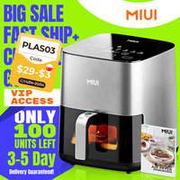 MIUI 5L Air Fryer, Electric Hot fryer Oven Oilless Cooker with Touch Control & Nonstick Basket & Visible Window, Family Size