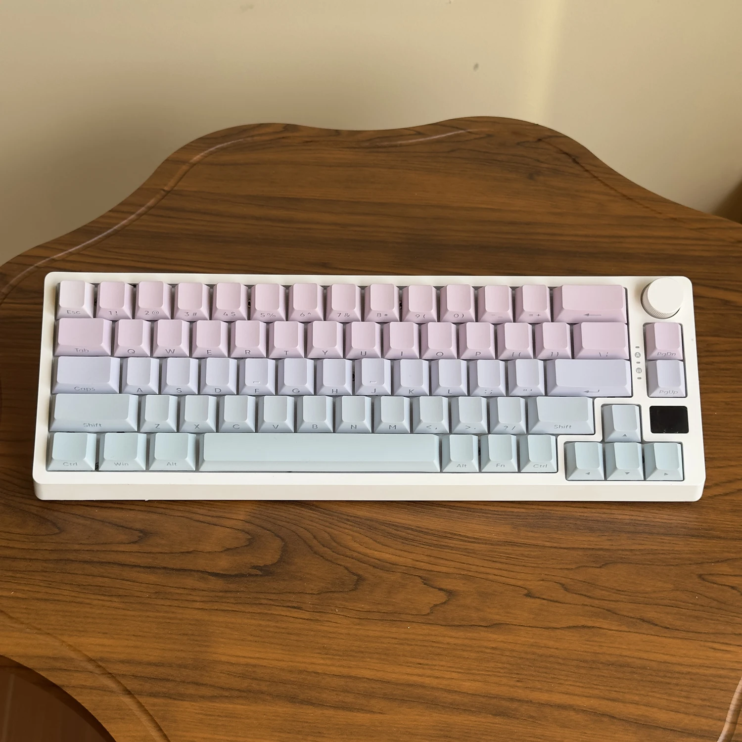 127 tasti Gradient Color Side Printed Keycaps Dye Sub Shine Through PBT Keycap Cherry Profile per Cherry MX Switch Gamer Keyboard