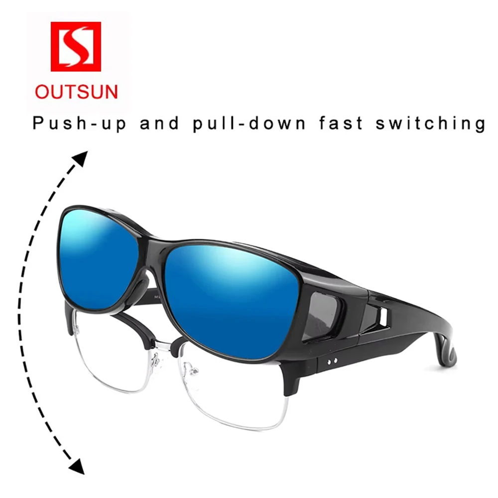 

Солнцезащитные очки OUTSUN поляризационные для мужчин и женщин, UV400, для спорта на открытом воздухе, для рыбалки, по рецепту, OS098