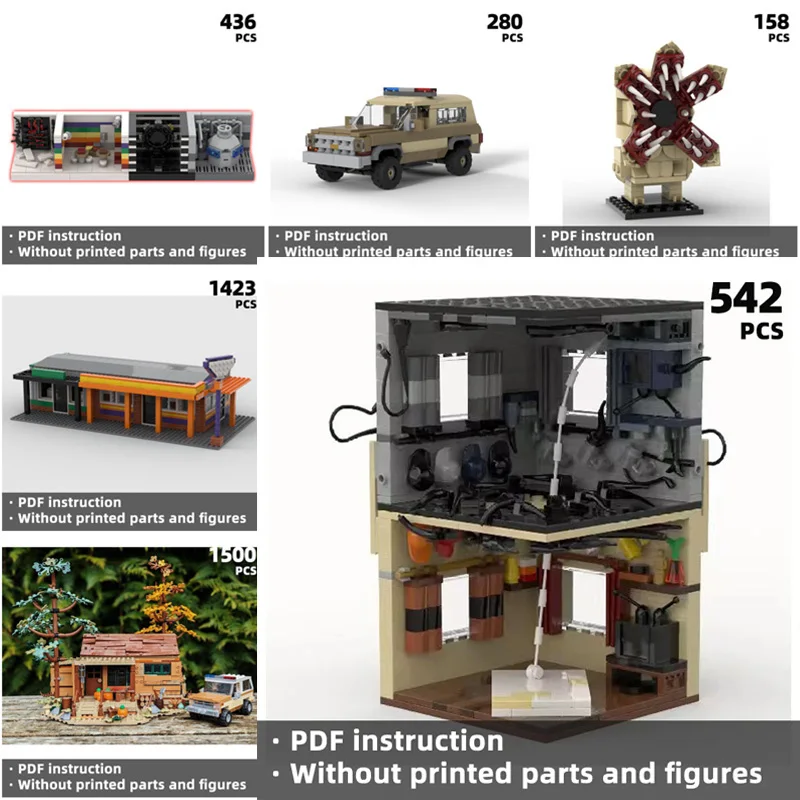 Sci-fi & monster fans  monster building blocks  fantasy scene collection blocks are your perfect fit
