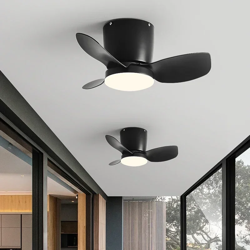 Mini ventilateur de plafond Llights, nouveau style, chambre d'enfant, ventilateur de plafond, balcon, allée, étude, lampe de ventilateur de chambre, 110V, 220V