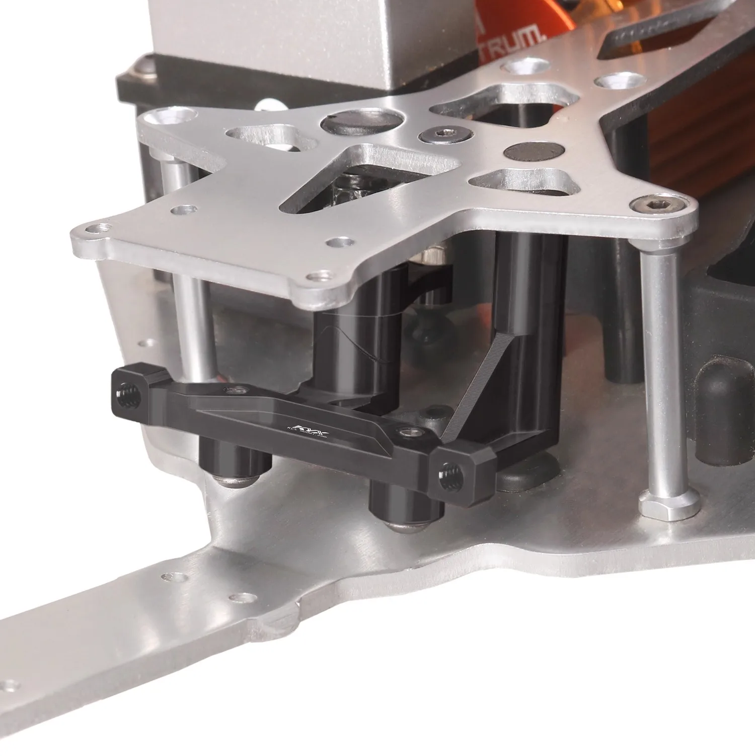 KYX Sterzo in metallo per auto RC 1:10 Losi Baja Rey 4wd corto Buggy