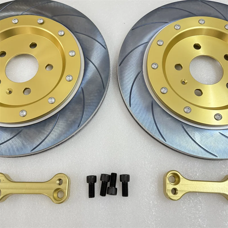 Jekit Rear Oversized Disc 325*12mm Grooveds for Renault megane 4 Rs