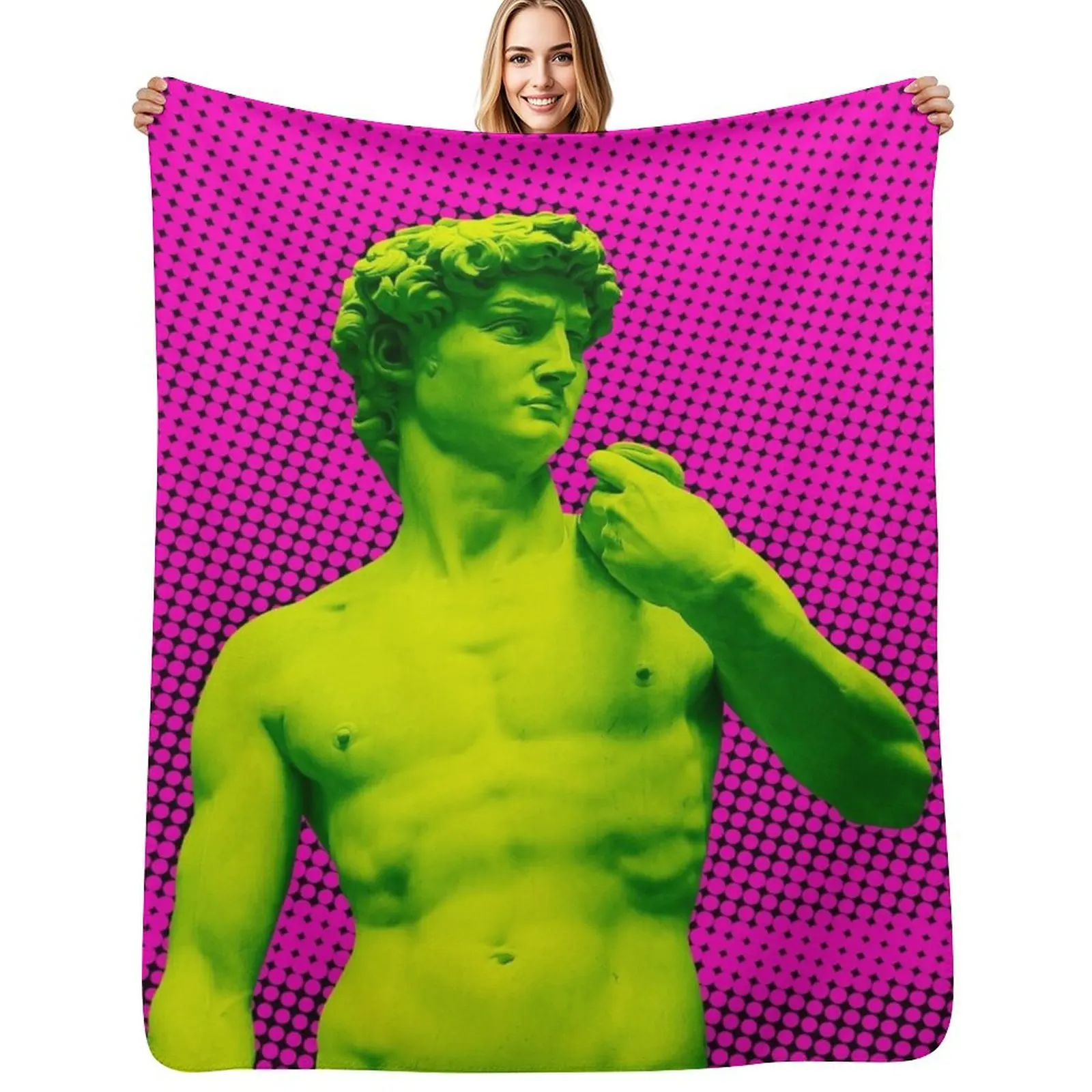 

Mmmmasterpiece #1 Throw Blanket Soft Plush Plaid Bed linens Thins Loose Blankets