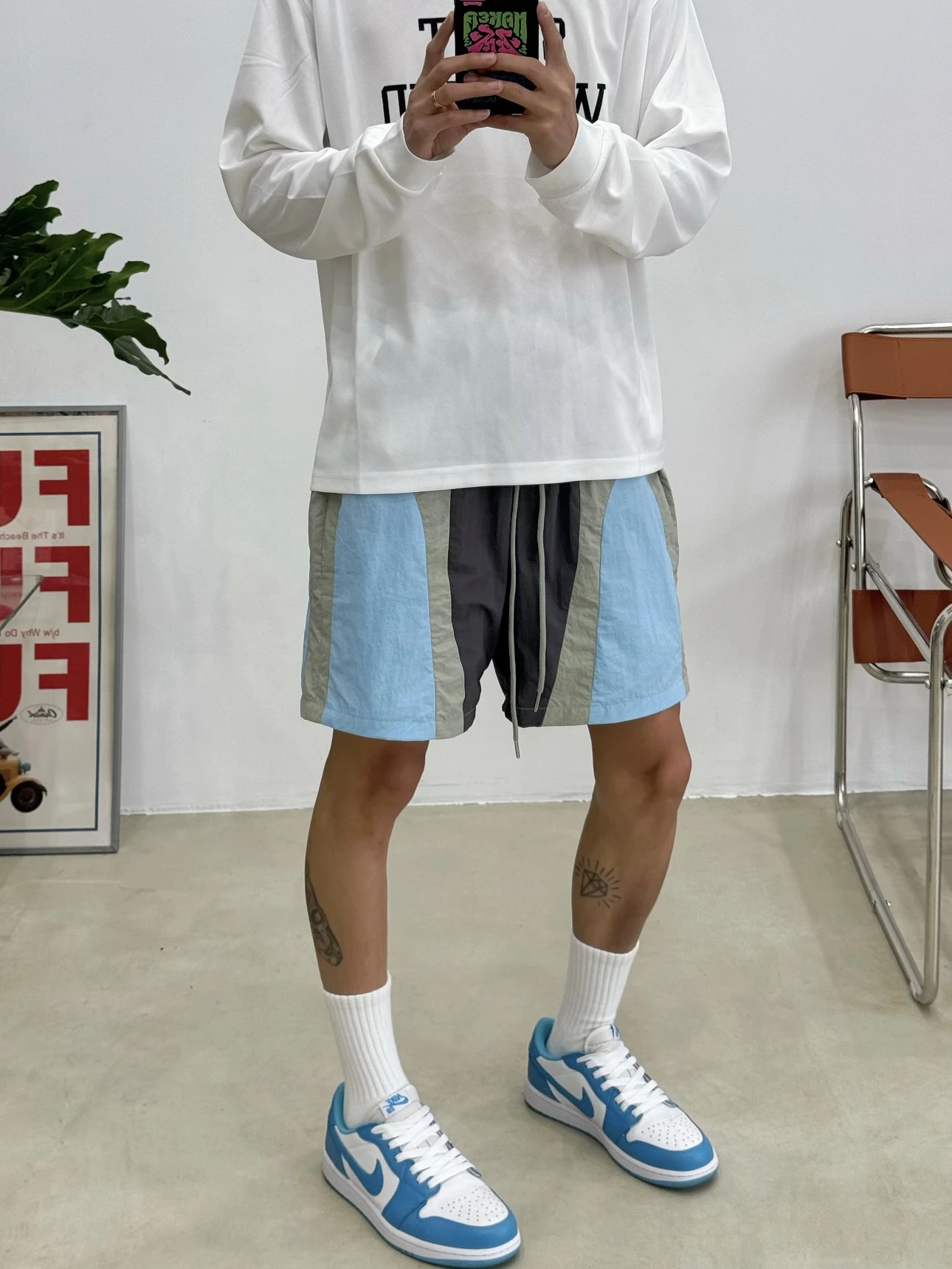 

Легкие спортивные брюки в американском стиле ретро, мужские повседневные свободные брюки Sensation Beach, универсальные брюки с пятью точками