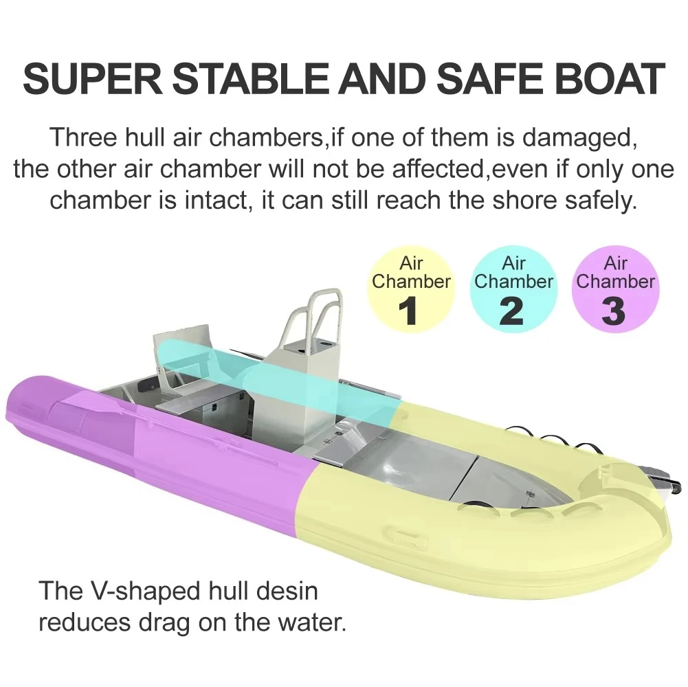 Best Selling Aluminum Aluminum China Small Marine Accessories Tulus Rib Boat