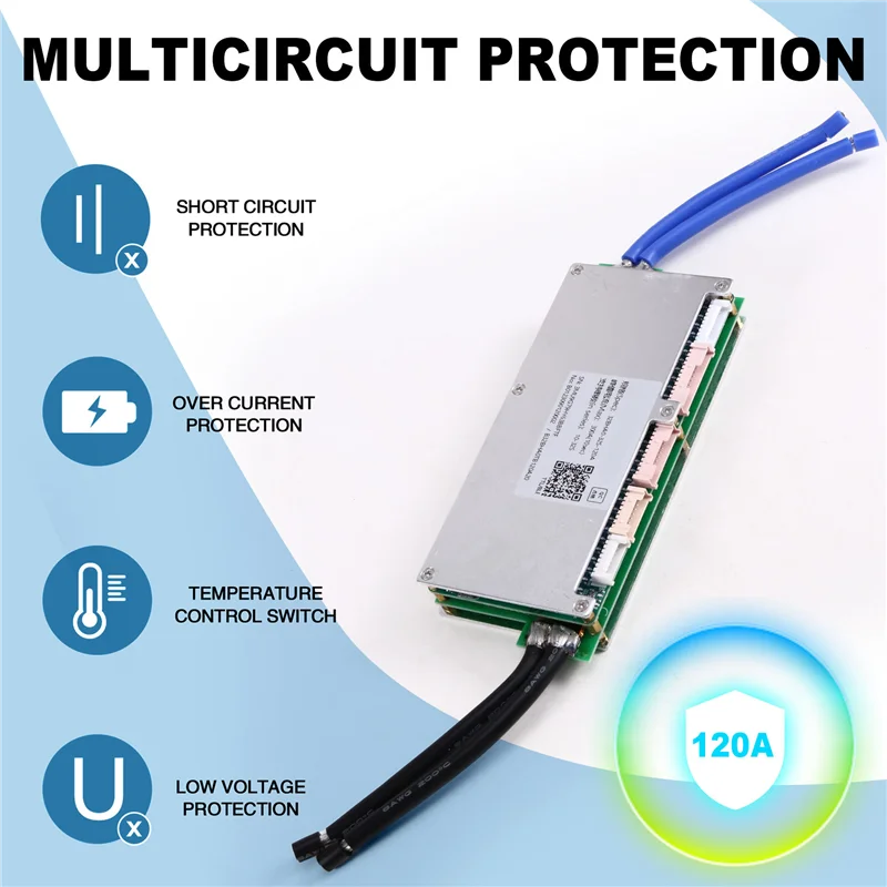 ABRJ-For ANT BMS 10S إلى 32S Smart Bms 120A Lifepo4 LTO لوح حماية بطارية ليثيوم #6