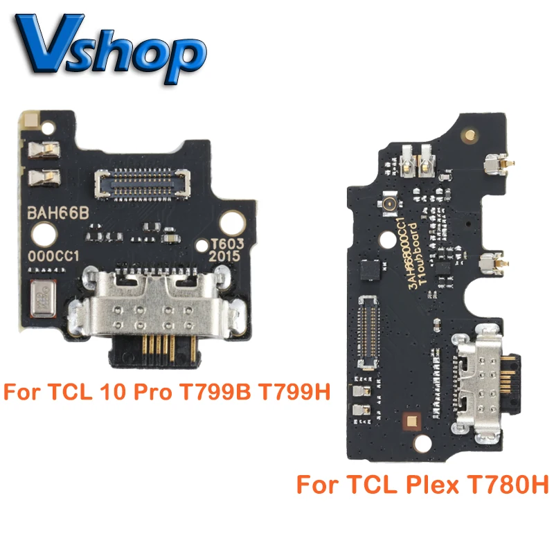 For TCL 10 Pro T799B T799H / Plex T780H USB Charging Port Board Mobile Phone Flex Cables Replacement USB Charger Dock