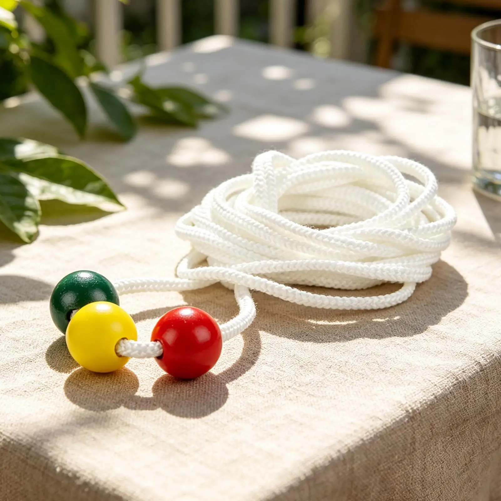 Vision Trainer String 6.56ft Movable Beads Adjustable Focus String Eye Muscle Training Exercise Tools for Kids Students Eye