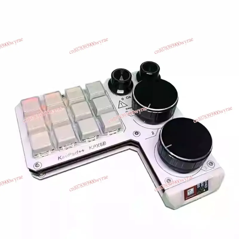 Programmable Customization KPX6B Mechanical Keyboard  Custom Four-knob