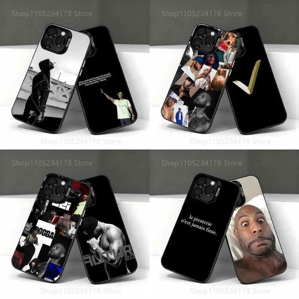 

Singer Booba b2o Phone Case For iPhone 17,16,15,14,13,12,11,Pro,Max,Plus,E,Air,Mini Black Tpu IMD Cover