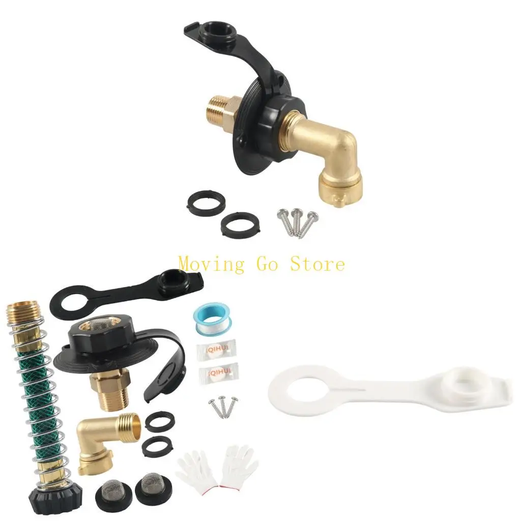 

B5XD Campervan Adapter Adapter Set RVS City Water Fult Dilet Комплект водного заливания